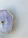 Rose Quartz Octagon Wall/Desk Clock